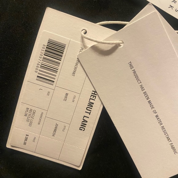 NWT HELMUT LANG WHITE SKI PANTS UNISEX L - Picture 4 of 7